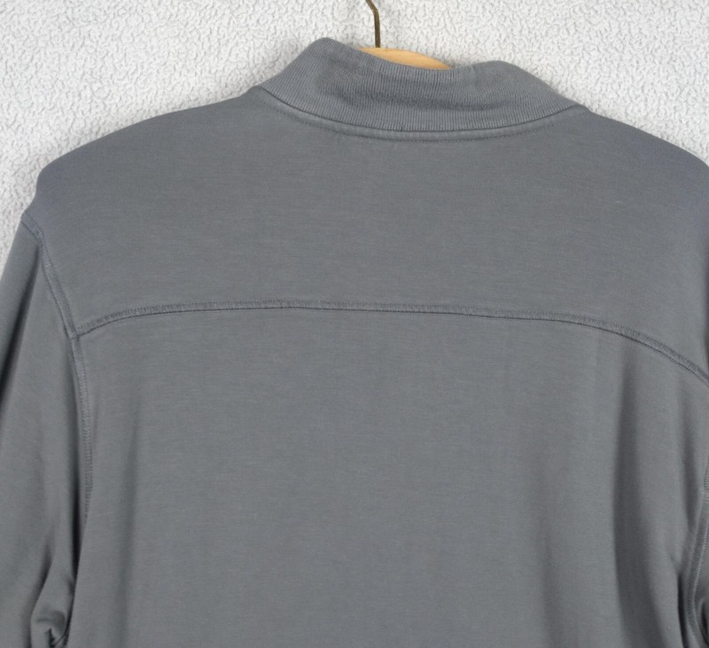 Travis Mathew Newport ¼ Zip Pullover Men’s Large Gray Long Sleeve TM1MU419 Logos gallery