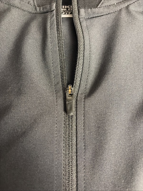 Nike Tour Performance Golf Pullover XXL 2XL Bengals Dri-Fit Black 1/4 Zip Mens gallery