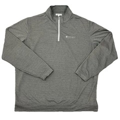 Peter Millar Perth Quarter Zip Men’s XXL Gray Stretch Performance Golf Active