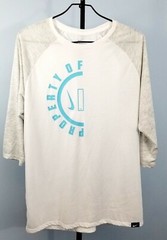 XLARGE 🔥Nike Men’s Dry 3/4 Raglan Sleeve Tee Basketball Shirt White 883345-100