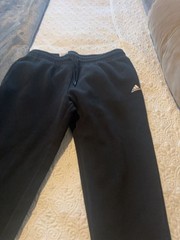 Adidas Golf Fleece Jogger Sweatpants Black Size Small