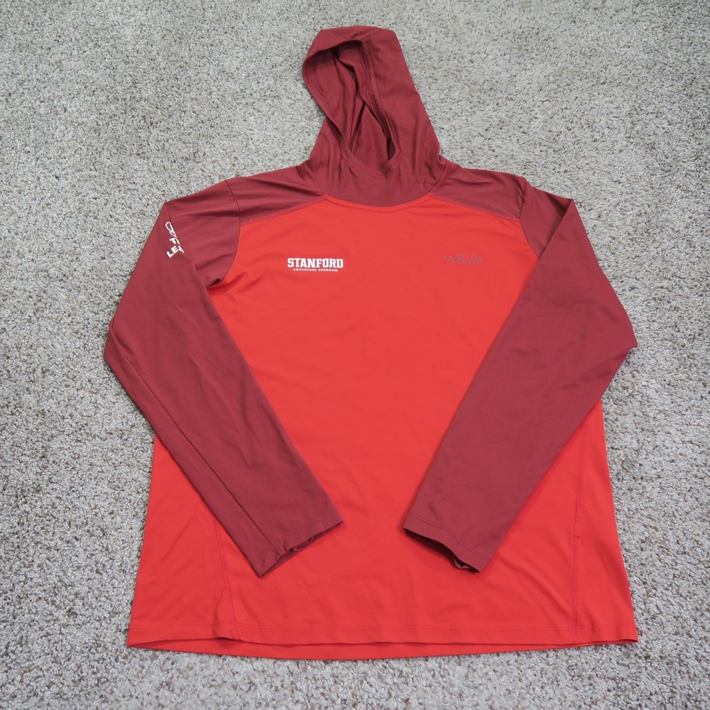 Rab Hoodie Mens XL Red Force Hoody Stanford Cardinals Lightweight Outdoor Hiking