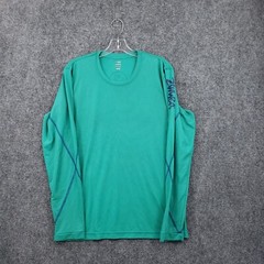 Zumba T-Shirt Mens M Medium Green Staff Long Sleeve Pullover Workout Activewear