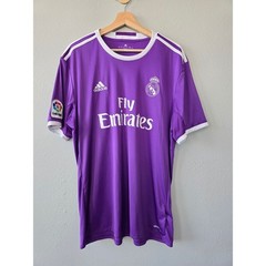 Adidas Real Madrid 2016 Purple Away Jersey XL ClimaCool La Liga Soccer Retro