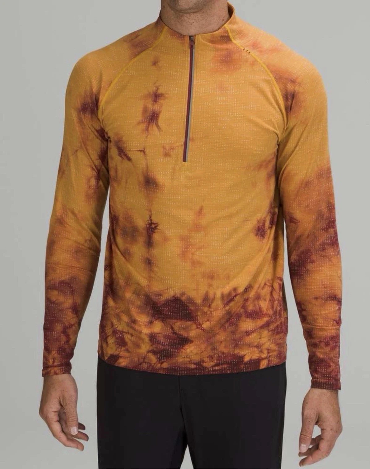 Lululemon Metal Vent Tech 2.0 Disconnect Marble Dye Soleil Mulled Wine Men's L gallery