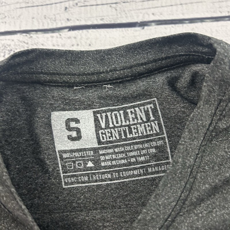Violent Gentlemen Hockey Club Short Sleeve Athletic Shirt Men's Small Gray gallery