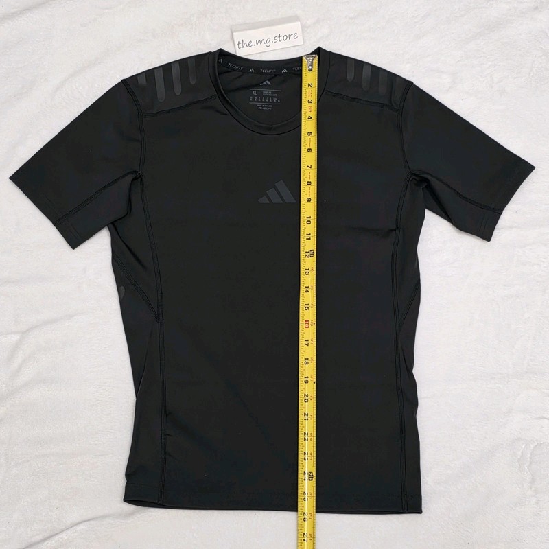 Adidas Rheon Techfit Control Training Tee Compression Shirt Mens XL Black JI5696 gallery