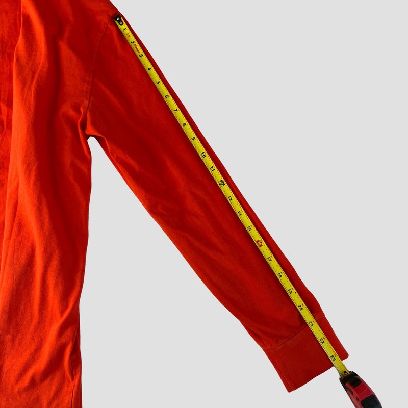 Polo Ralph Lauren Hi Tech Logo Graphic Long Sleeve T-Shirt Orange Size S Peru gallery
