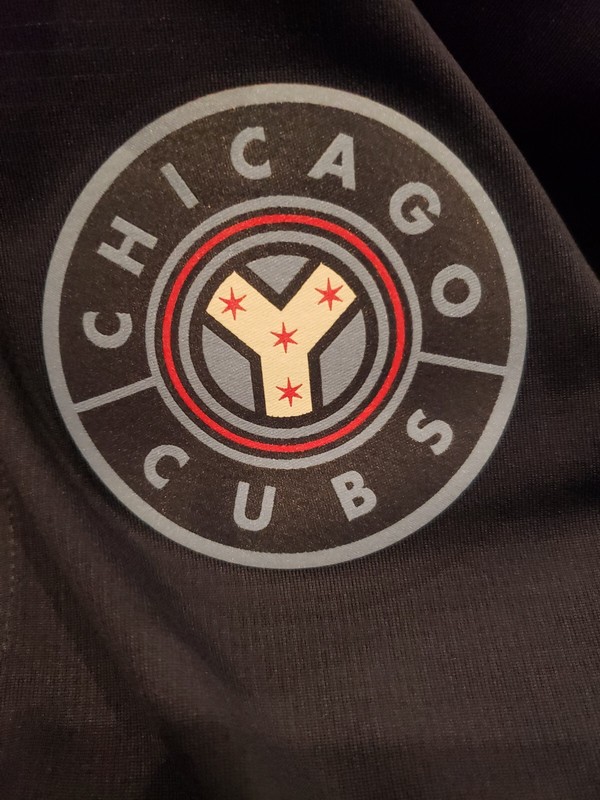 Nike DRI FIT Chicago Cubs Team Logo Franchise Performance Coaches Polo SMALL gallery
