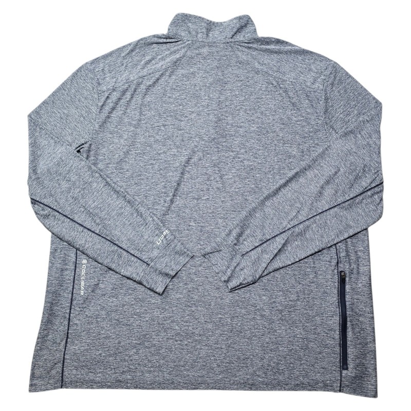 Coolibar Mens 2XL Agility Performance LS 1/4 Zip Pullover Active Shirt UPF 50+ gallery