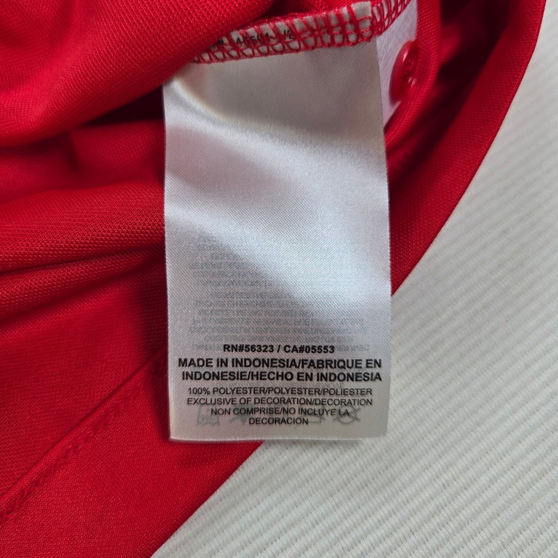 NWT Nike x USA Wrestling Red Short Sleeve Athletic Polo Men's Size Large gallery