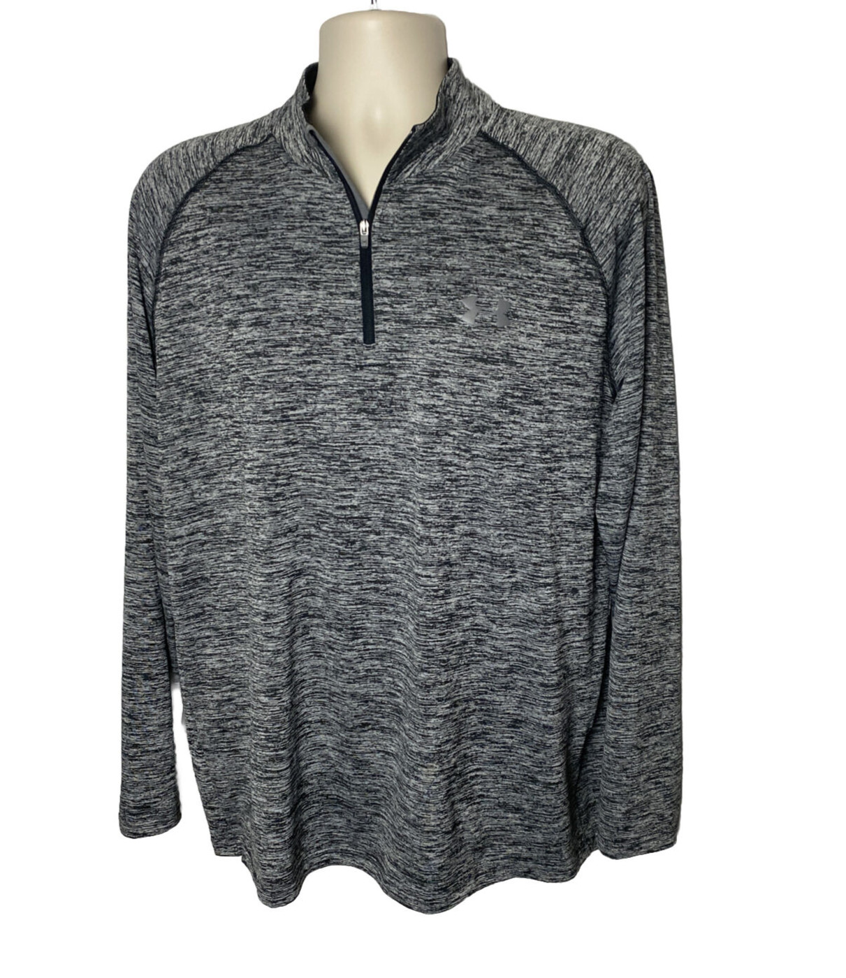 Under Armour Heat Gear Men's 1/4 Zip Lighweight Long Sleeve Shirt Size LG/G/G gallery