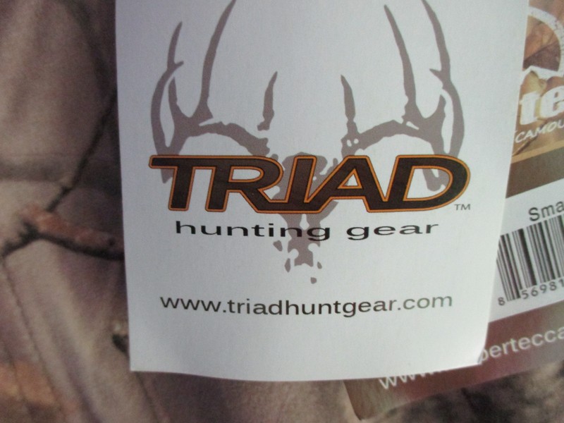 TRIAD HUNTING GEAR~Brown Camo TIMBERTEC CARGO PANTS~Men's Small~NWT gallery