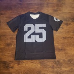 EA Sports College Football 25 Jersey Men Large Black Silver Game Stop Homecoming