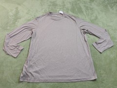 Athletic Works Mens Shirt 3XLarge Long Sleeve DriWorks Hunter Gray NWT