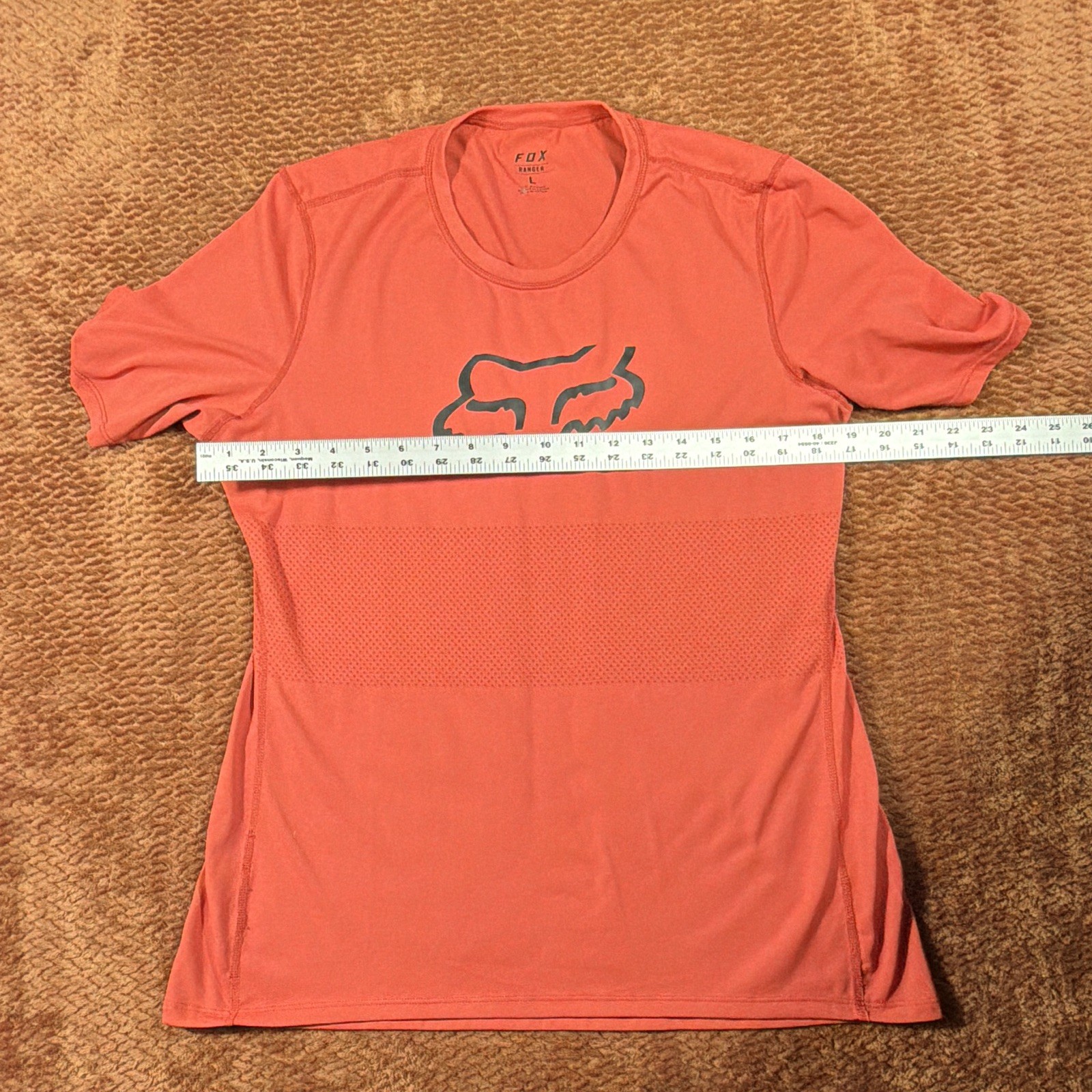 FOX Ranger Men's Jersey T-Shirt L Red Short Sleeve Cycling gallery