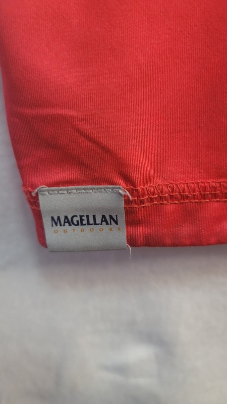 Magellan Outdoors Long Sleeve Moisture Wicking Shirt Red/Blue XL gallery