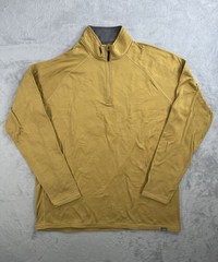 5.11 Tactical Stratos 1/4 Zip Pullover Mens Large Coyote Mustard Stretch