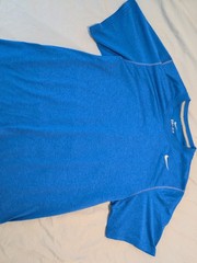 Nike Dri-FIT Mens Large Royal Blue Short Sleeve Training T-Shirt Performance Tee