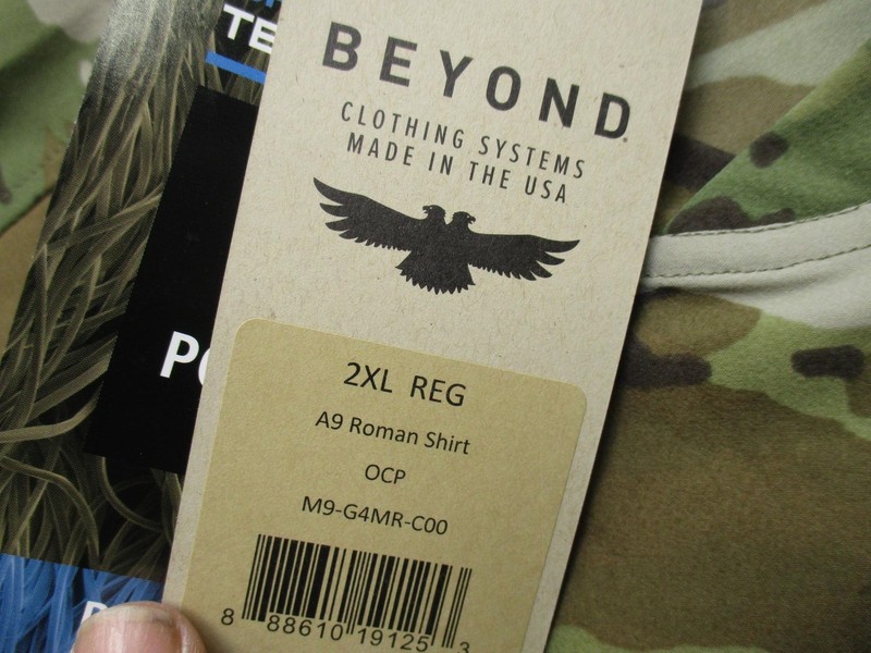 Beyond A9 Roman Shirt Mens 2XL Camo Long Sleeve Polartec Power Dry Tactical gallery