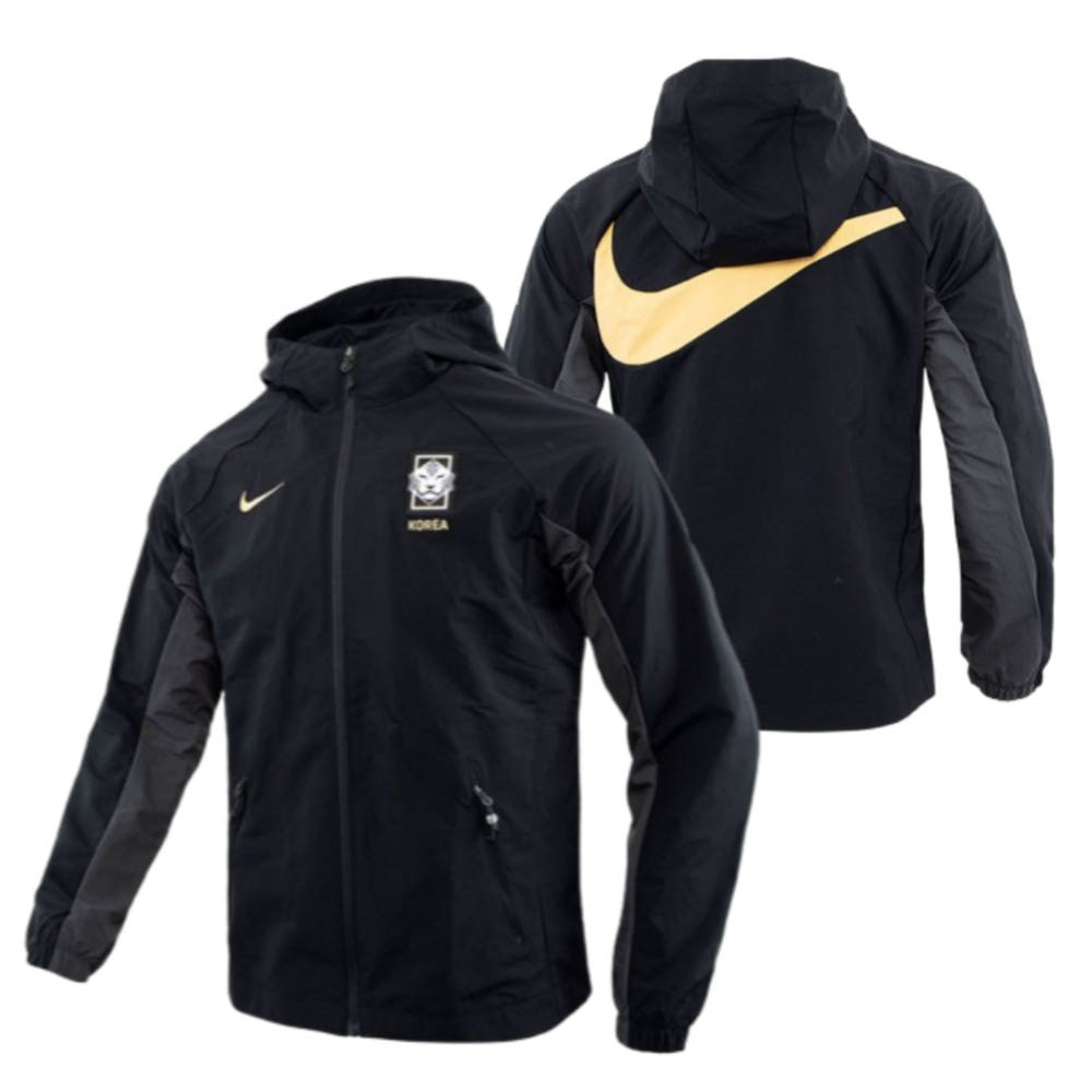 Nike Korea AWF Woven Jacket Men Soccer Football Training Black Asia Fit IH0789 gallery