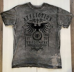 Affliction – Short Sleeve Reversible Tried & True / Indian Skull T-Shirt – Mens