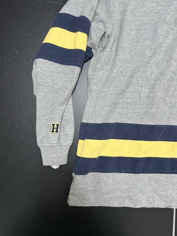Vintage 90's Tommy Hilfiger Athletics Division 88 Men's Medium Rugby Shirt Top gallery