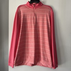 Johnnie-O Bert 1/4 Zip Performance Pullover In Taffy Men’s Large