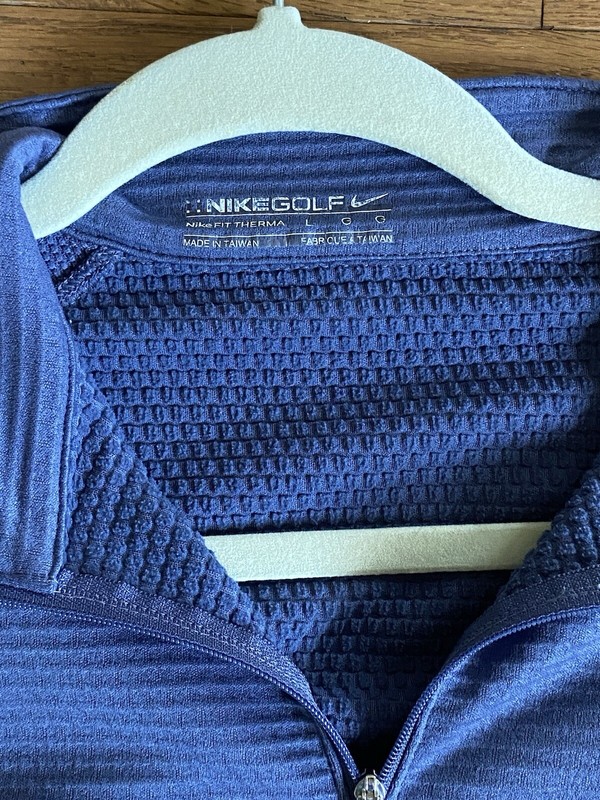 Nike Men’s Golf Fit Therma Half Zip Top - Size Large gallery