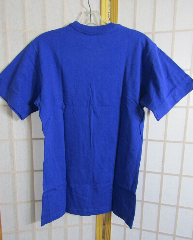 NIB RR Real Ranch Workwear Royal Blue Short Sleeve Pocket Cotton T-Shirt Men's S gallery