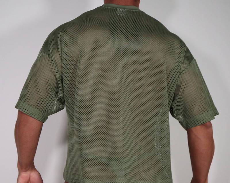 GREEN MESH SHIRT SIZE MEDIUM gallery