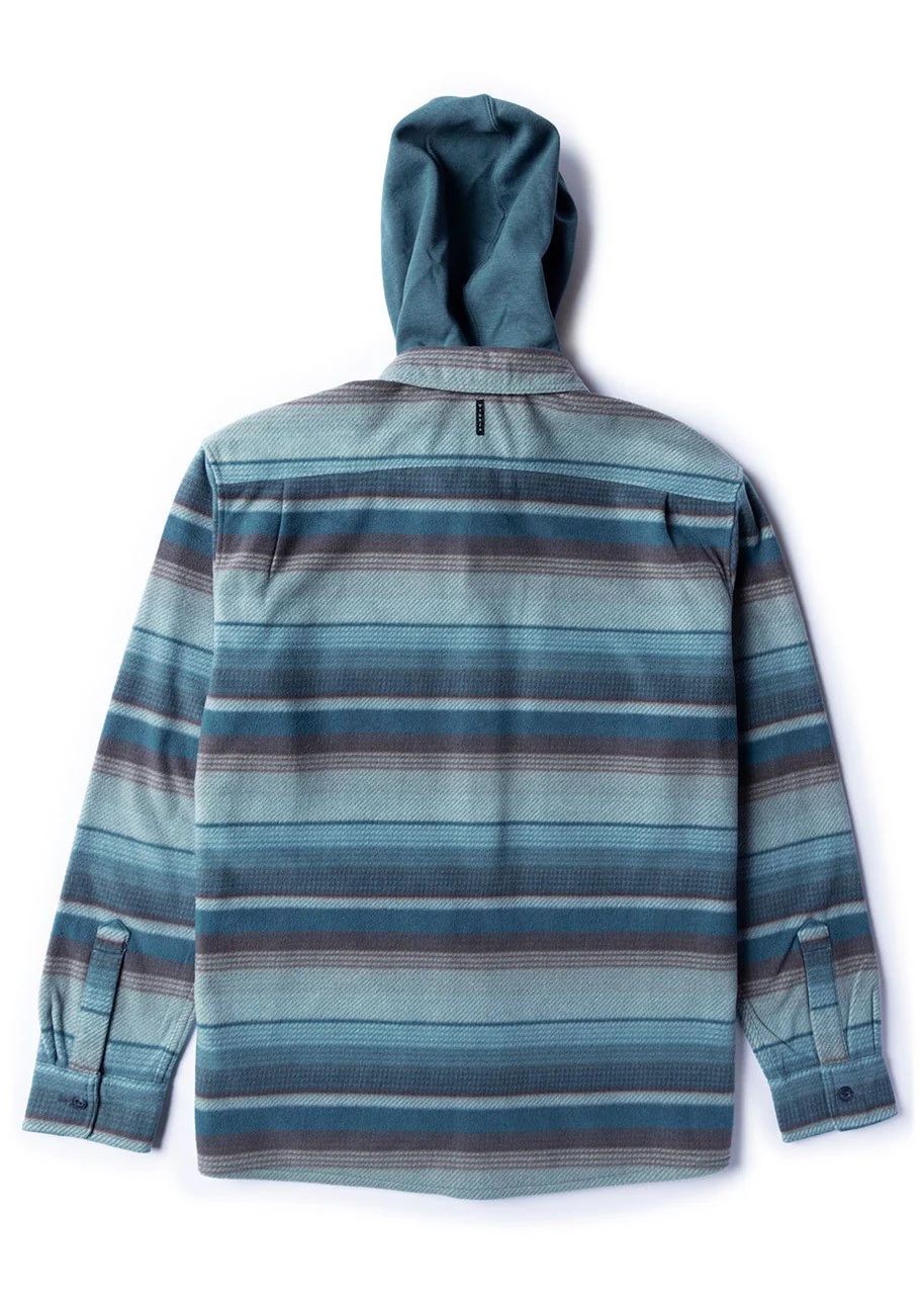 Vissla Eco-Zy Shirt Jacket Men's Sweatshirt, Sea Water, Small gallery