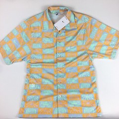 Nike Sportswear mesh Cruise Vacation Button Up Shirt Men’s Sz XS DV0041-739 New