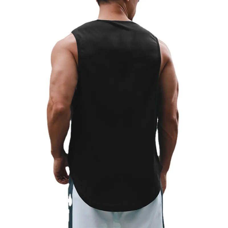 Summer Men's Gym Tank Top Fitness Training Clothing Quick-drying Loose gallery
