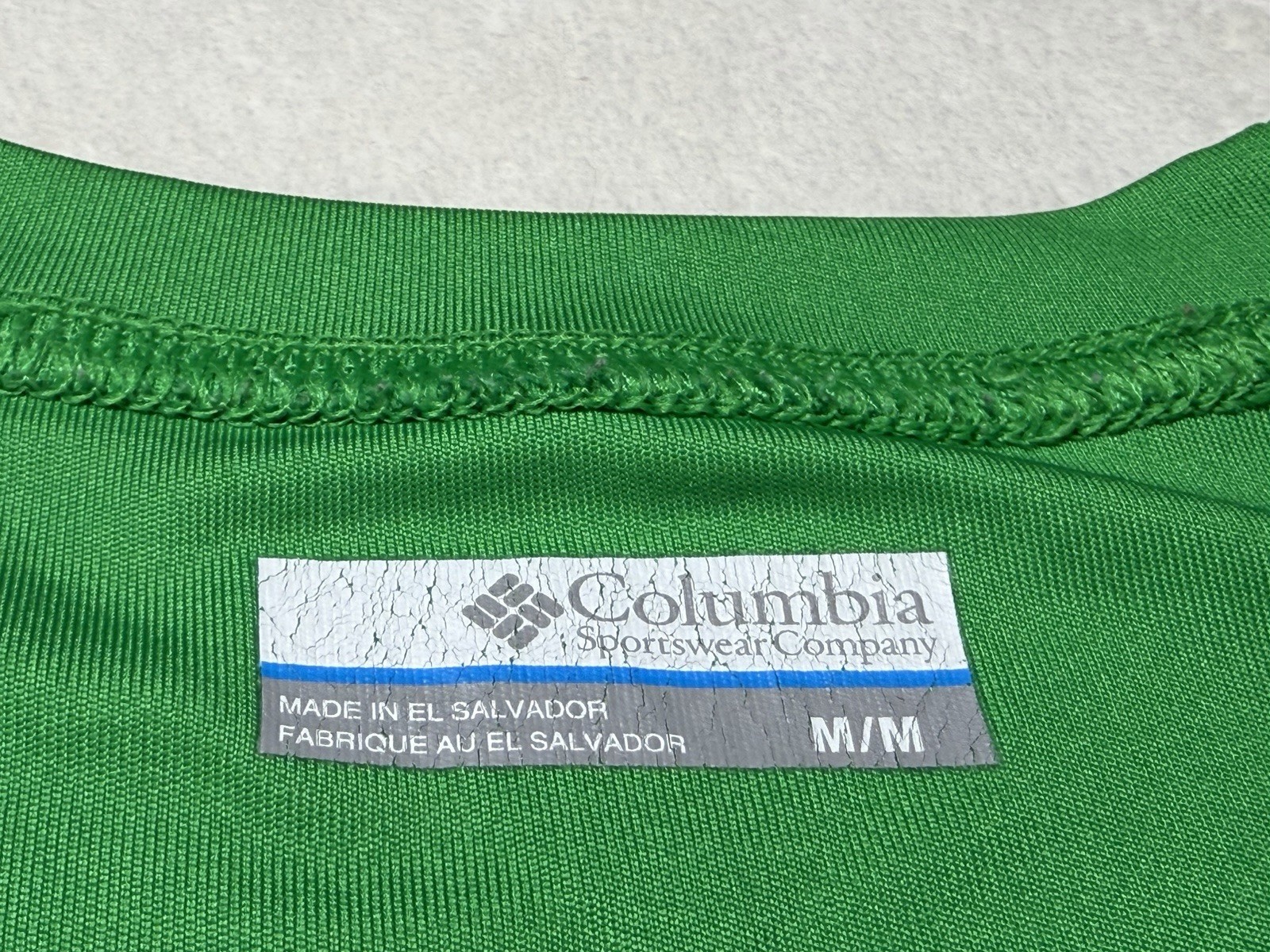 Columbia PFG University of Oregon Long Sleeve Shirt Green Yellow Men's Size M gallery