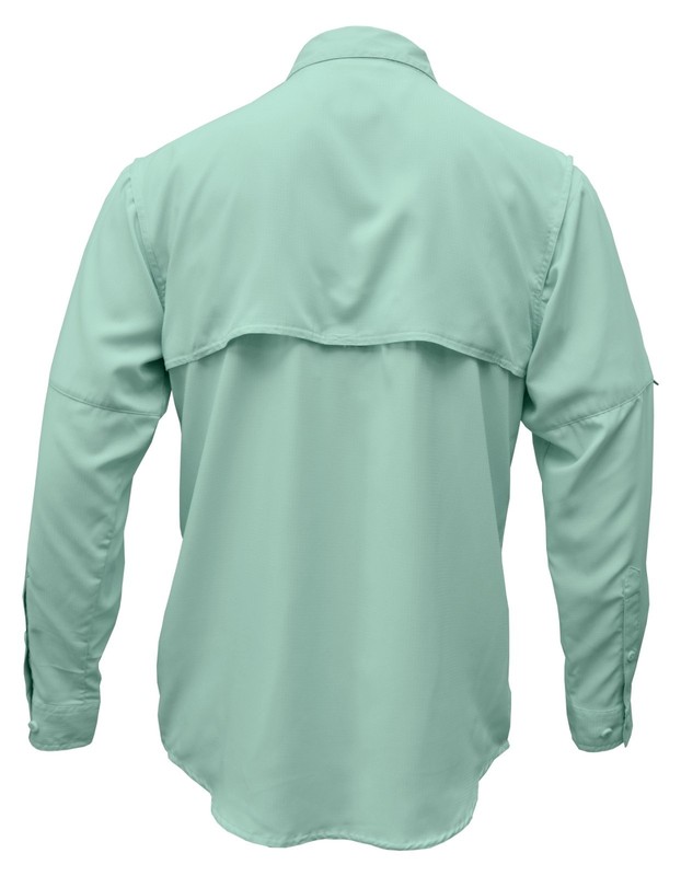 Mens Fishing Shirt Sea Foam Small gallery