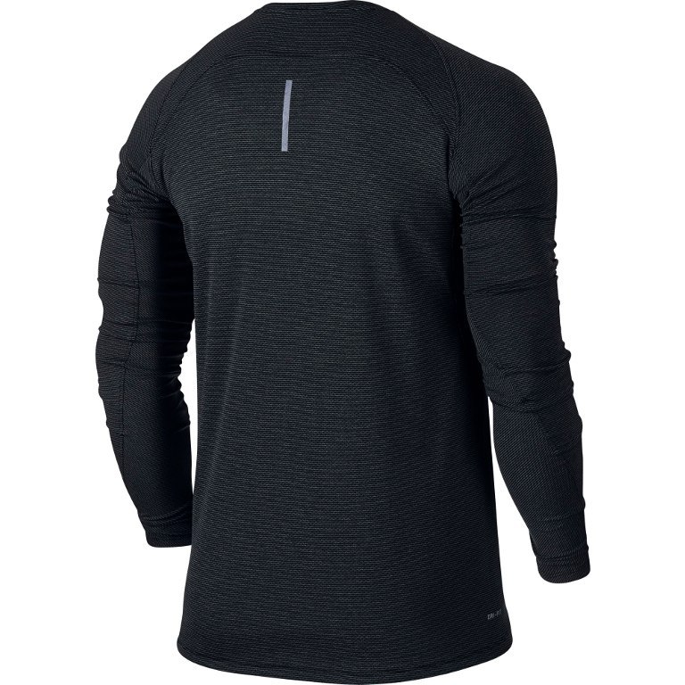 Nike Men's AeroReact Long Sleeve Running Top Shirt Dri-Fit w thumbholes gallery