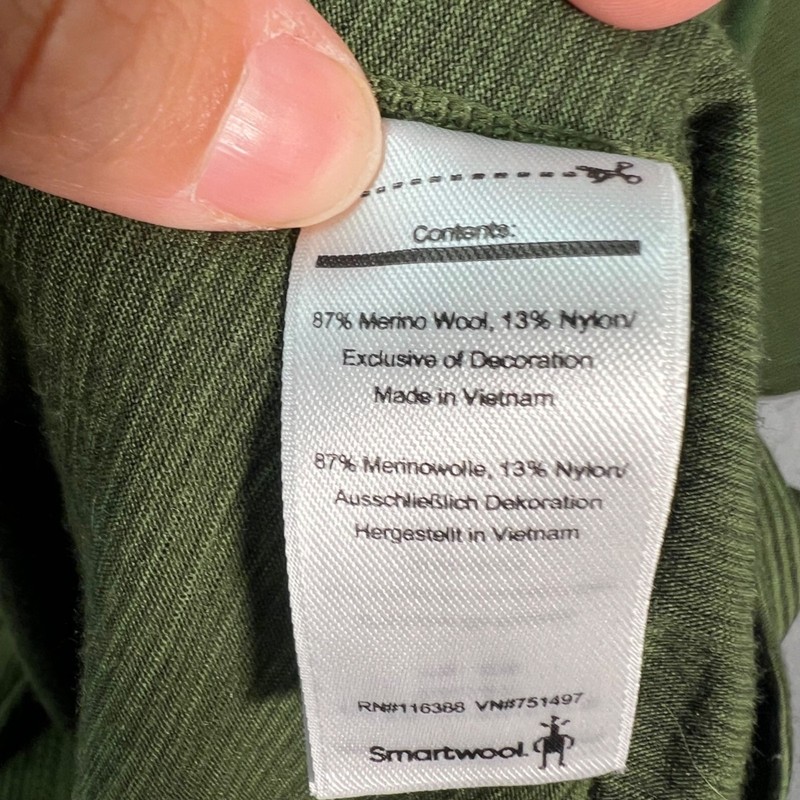 Smartwool Mens Size Medium Green Merino Wool Blend Base Layer T-Shirt gallery
