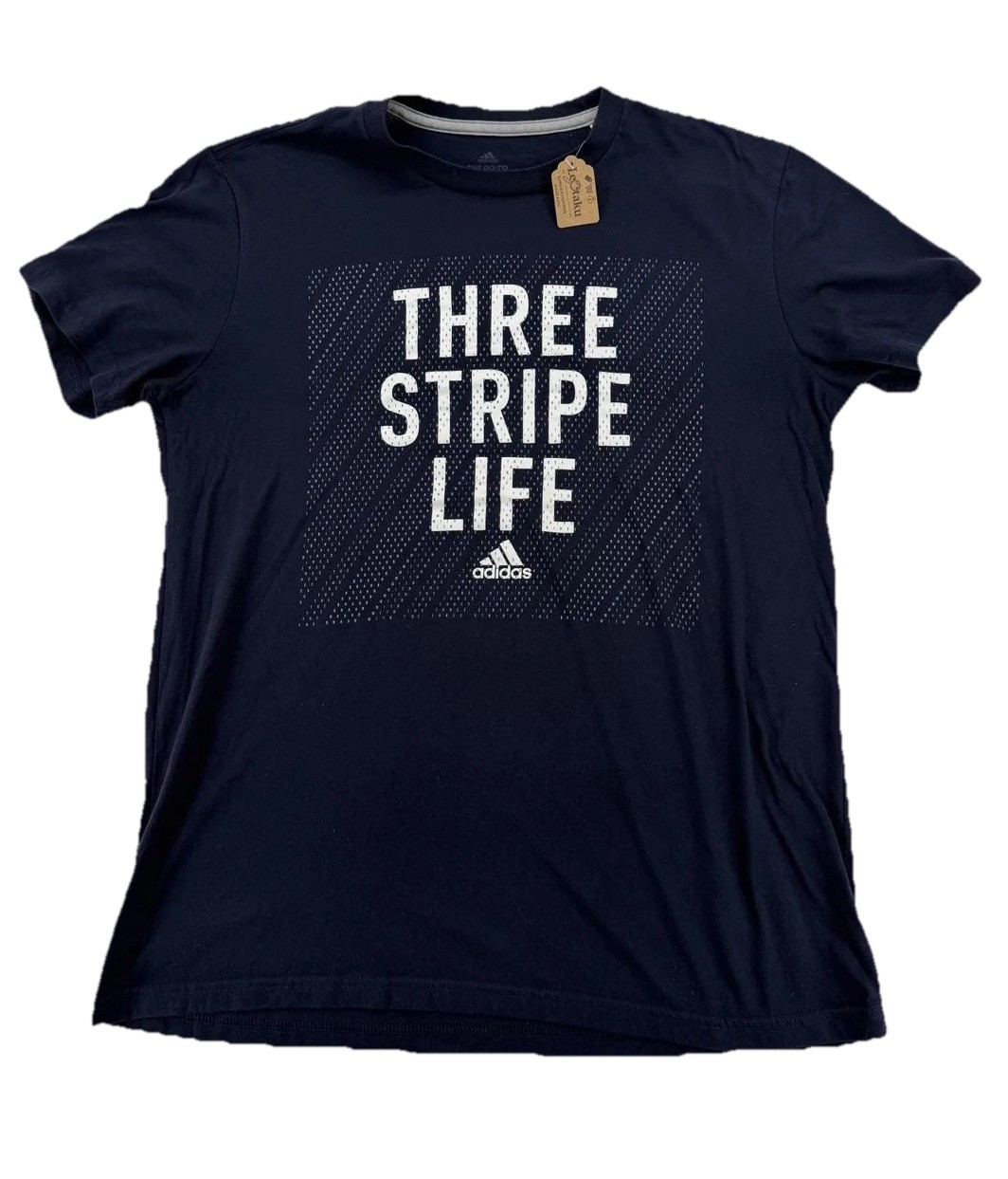 Adidas Graphic Performance Tee Regular M Cotton Blend Black gallery