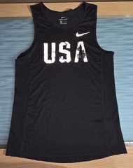 NIKE Dri Fit Team USA Tank Top Size Small Black United States