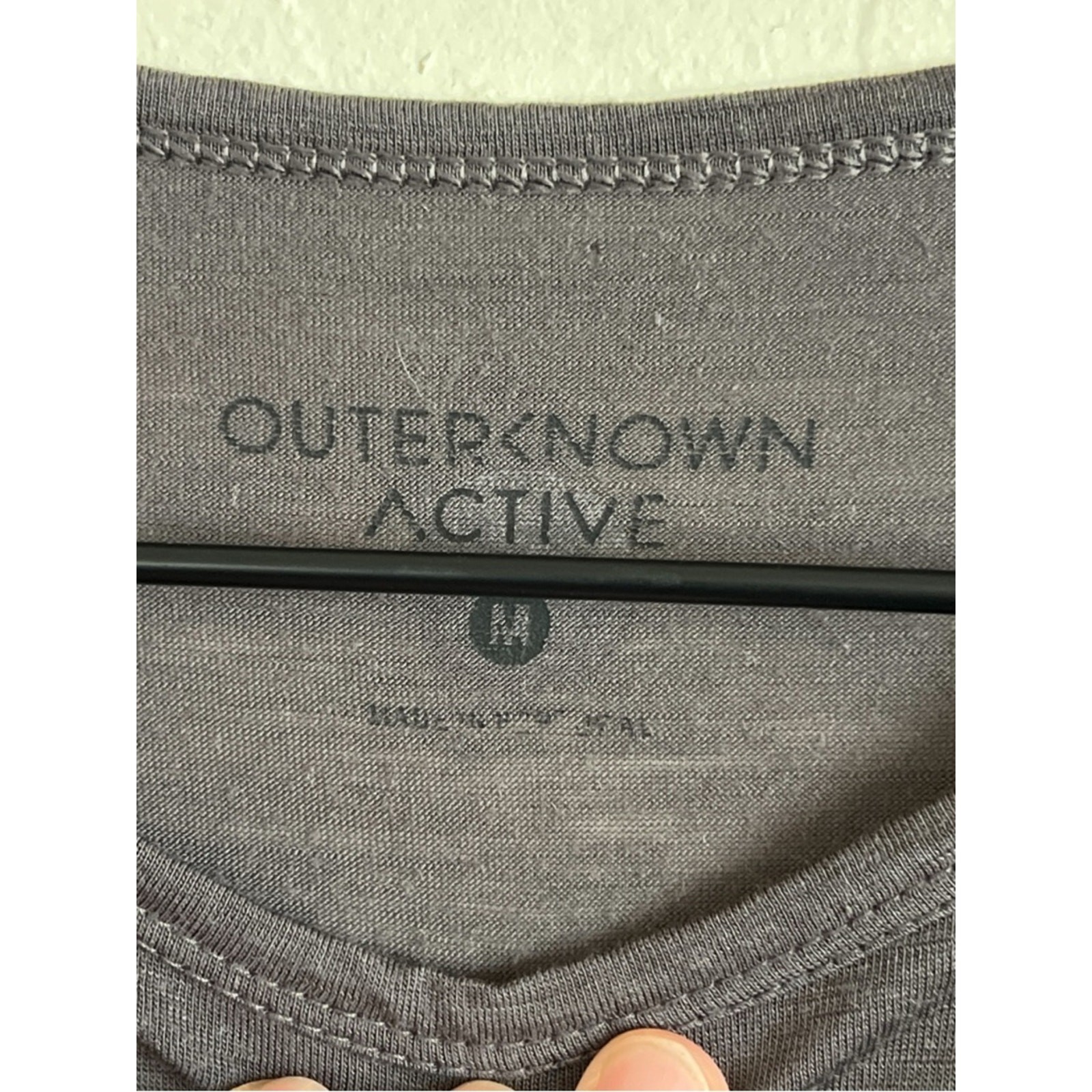 Outerknown Active Wool Long Sleeve Crewneck Base Layer Top Medium Gray Outdoor gallery