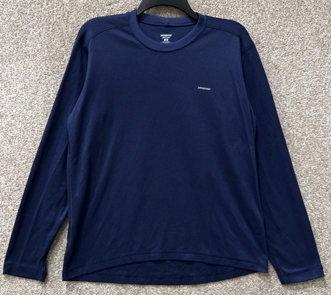 Patagonia Capilene Midweight Base Layer Mens Medium Classic Fit USA 44202 blue gallery