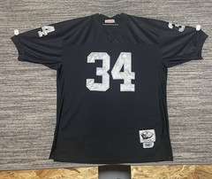 (Heavy Distress) VTG Bo Jackson Oakland Raiders Jersey Mitchell & Ness Size XL