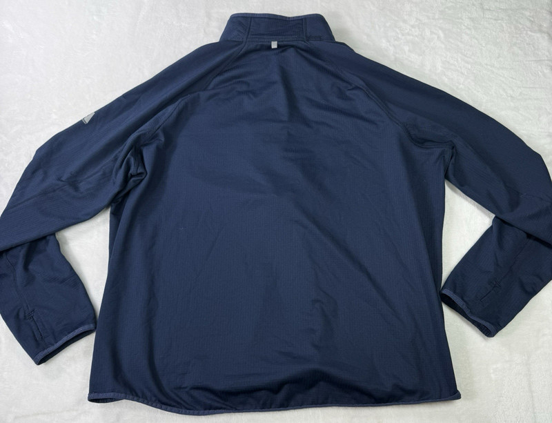 Eddie Bauer Pullover First Ascent Men’s 2XL Blue 1/4 Zip FreeHeat Waffle Knit gallery