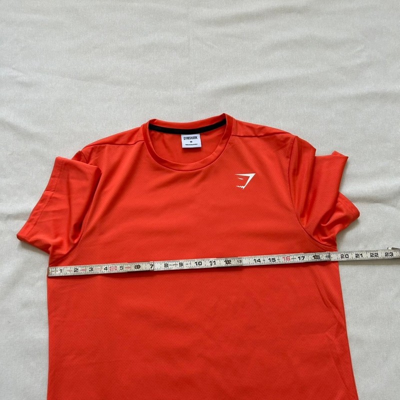 Gymshark Mens Medium Athletic Orange Short Sleeve Performance T-Shirt gallery