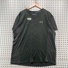 Under Armour Run Threadborne Active Shirt Mens 2XL Gray Heat Gear Workout