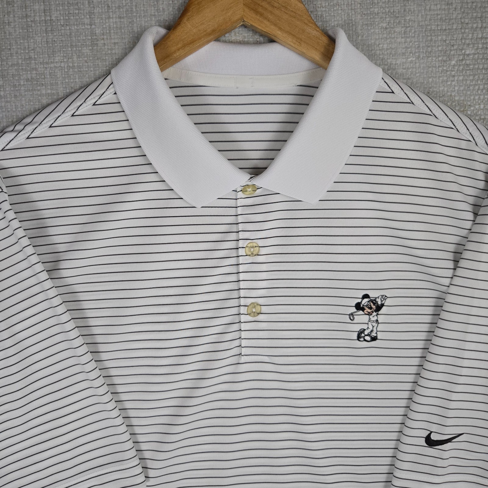 NIKE x MICKEY MOUSE GOLF Mens Size 2XL Performance Polo Shirt Disney Parks Tags gallery