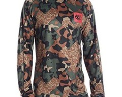 686 Frontier First Layer Top Shirt (L) Hunter Cubist Camo