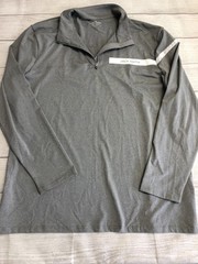 Jack Smith Pullover Mens 2XL Gray Long Sleeve 1/4 Zip Athletic Performance Top
