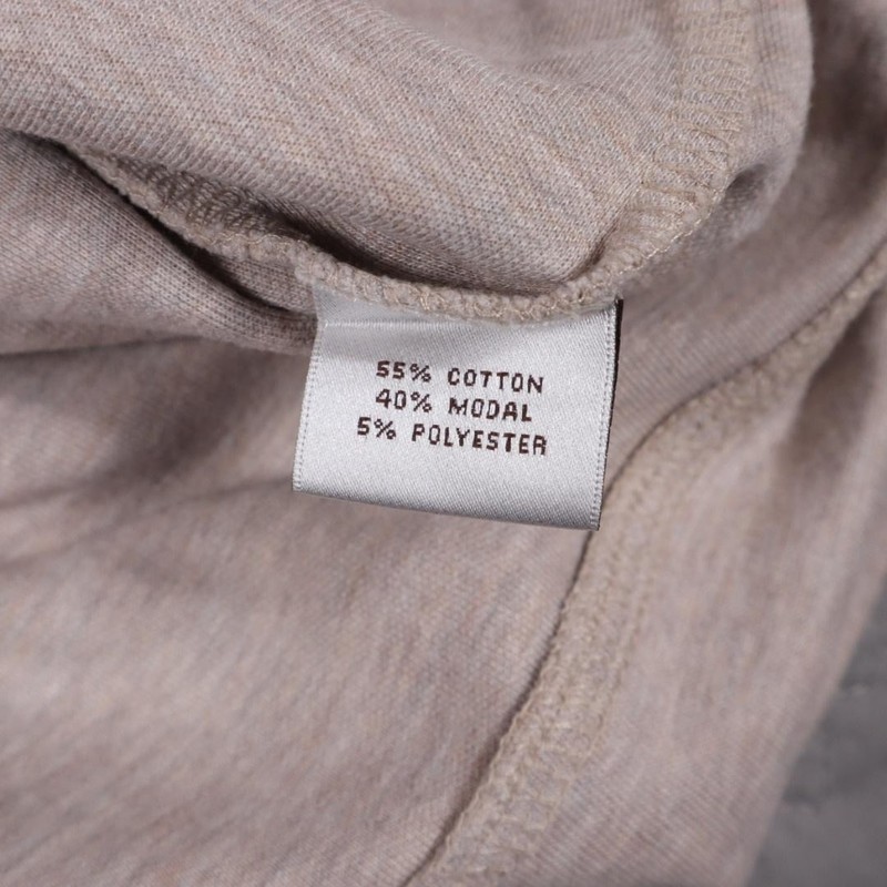 Peter Millar 1/4 Zip Pullover Mens Large Beige Cotton Knit Long Sleeve Mock Neck gallery